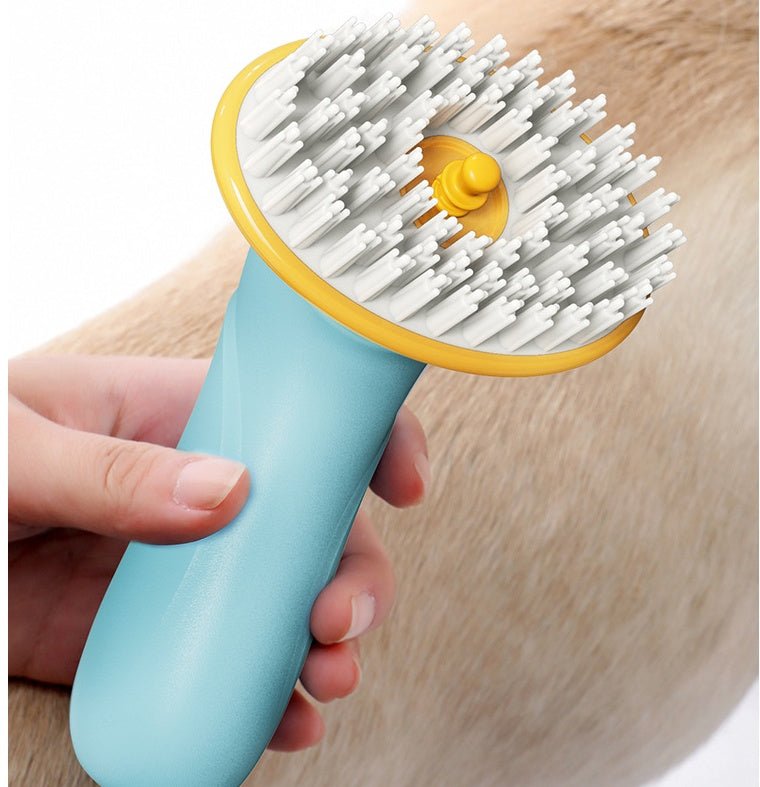 New Hand-held Pet Bath Brush Bath Brush Cleaning Pet Shower Hair Grooming Cmob Dog Cleaning Tool Pet Supplies - PicklyCart6b2f70e137e08b7dfab89020ceccb9f6Blue