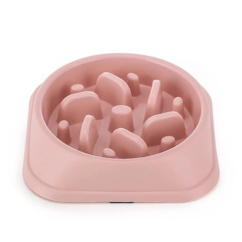 Non-Slip Puzzle Slow Feeder Bowl - PicklyCartNon-Slip Puzzle Slow Feeder BowlPink