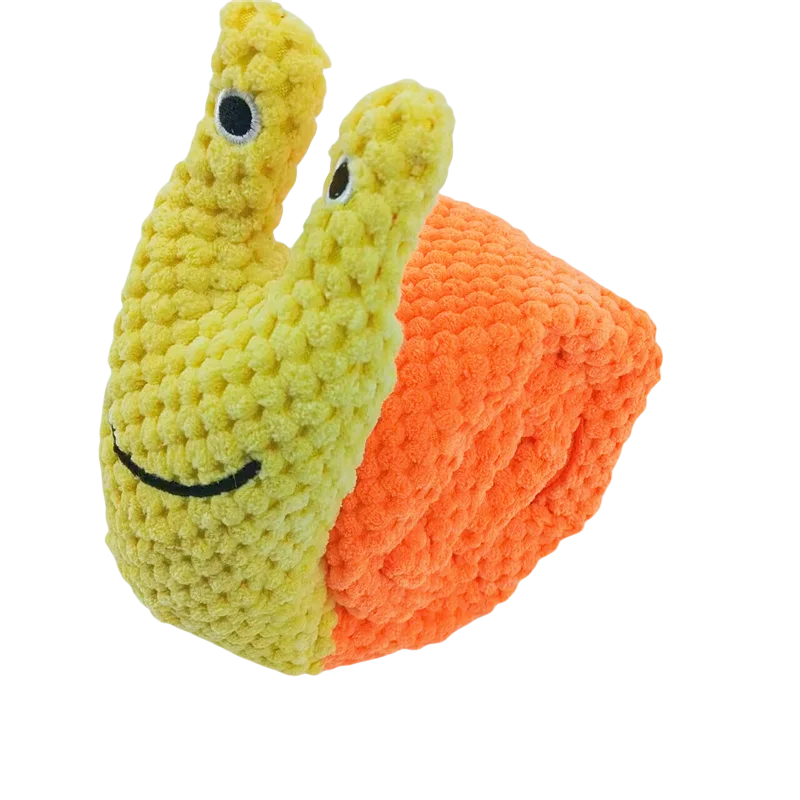 Squeaky Snail Puzzle Dog Toy