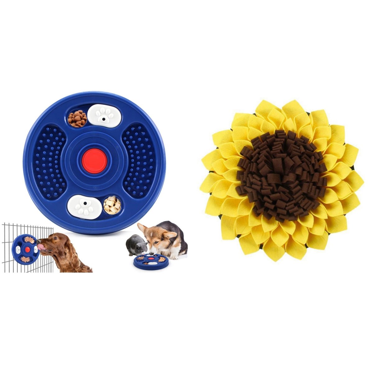 2-in-1 Slow Feeder & Lick Mat - PicklyCart1d8fde5e3358c2e1073e3a3be8ce77f6Blue set