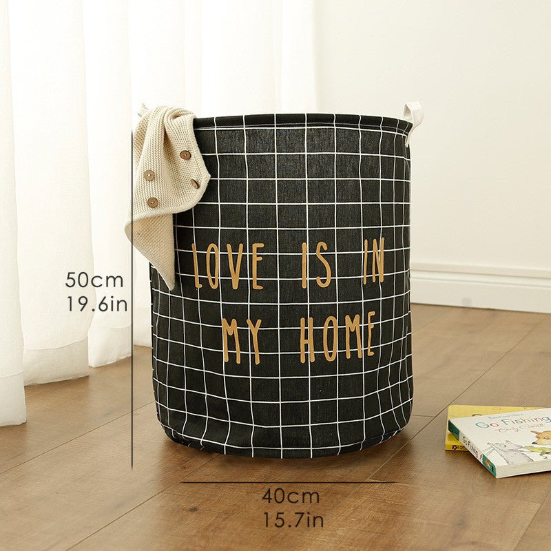 Extra-Large Foldable Laundry & Kids’ Toy Storage Basket - PicklyCart5830b5193edd46249006a4181f21b2a4H