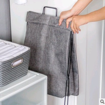 Large Foldable Fabric Laundry Hamper & Storage Basket - PicklyCart1663846a3acd124a4e21a687d01bf53fBlack