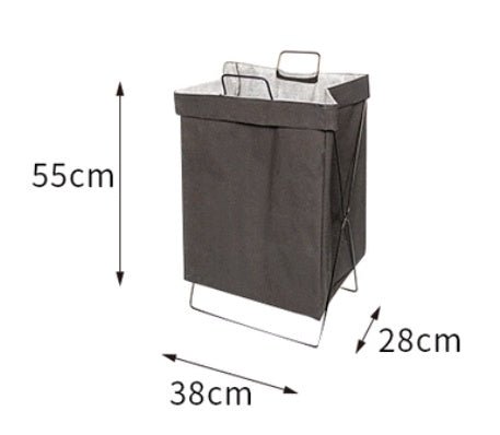 Large Foldable Fabric Laundry Hamper & Storage Basket - PicklyCart8e5ab1bb0017049b56d9b23097522bc5Black