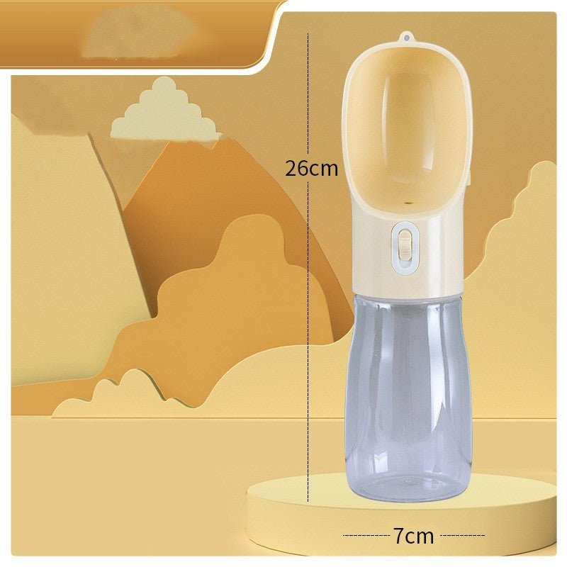 Portable Dog Water Bottle & Feeder Bowl - PicklyCart7cac09f74fe544cfa48fd62c8b512802Yellow Water bottle 400ml