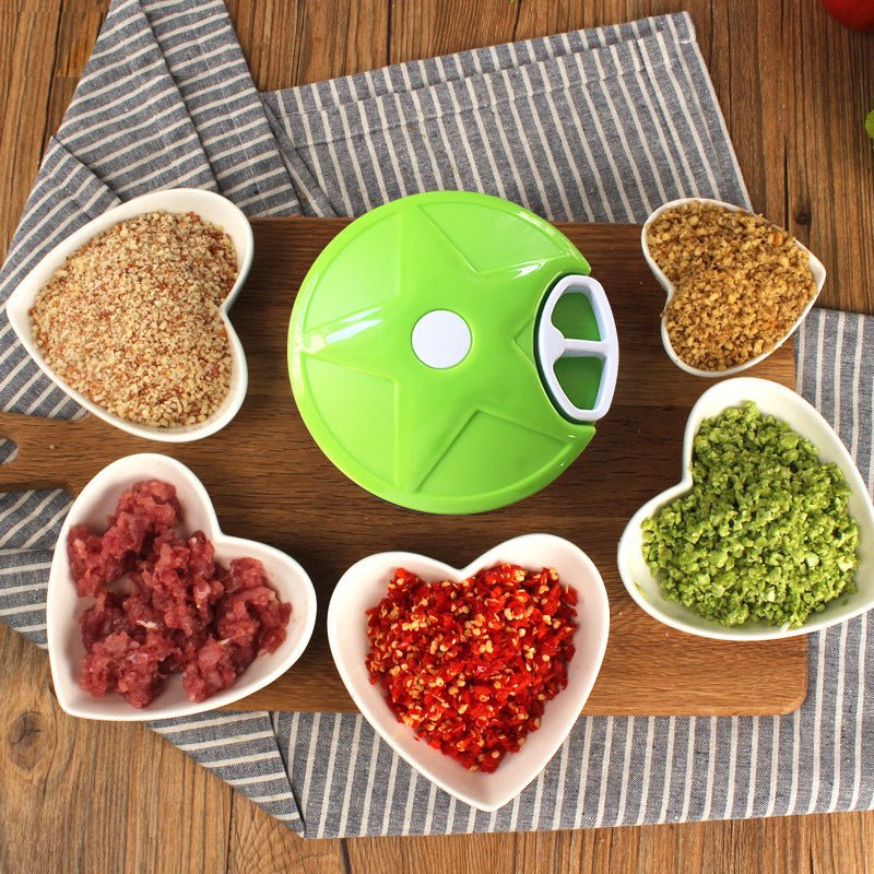Multifunctional Manual Meat Grinder & Vegetable Chopper - PicklyCarta18fa21247fc4acc304c49363ccbce27Green