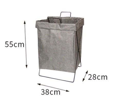 Large Foldable Fabric Laundry Hamper & Storage Basket - PicklyCarte543045c4f7beb0687fa6c12c2205dc1Gray