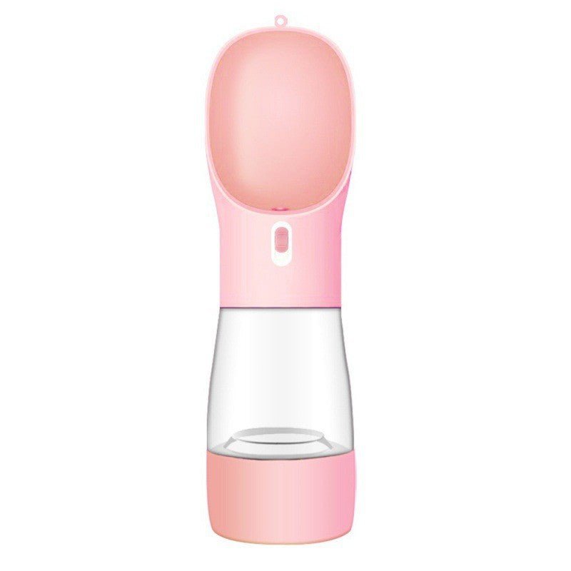 Portable Dog Water Bottle & Feeder Bowl - PicklyCart7ad748f5e2e704fa5f3c91f1b1c54c55Pink