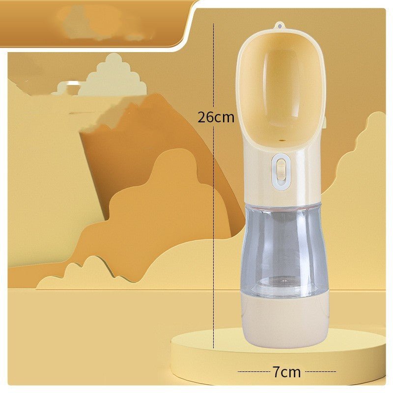Portable Dog Water Bottle & Feeder Bowl - PicklyCarta7c671fe29c72a8d974c254b3c18ac83Yell Water bottle 240ml Grain