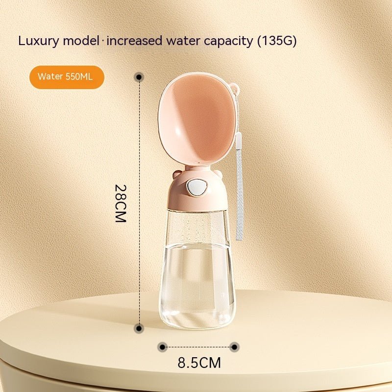 Portable Dog Water Bottle with Food Container - PicklyCart231c698a3c28284b632b63fcf14afc233086 Luxury Style Brown