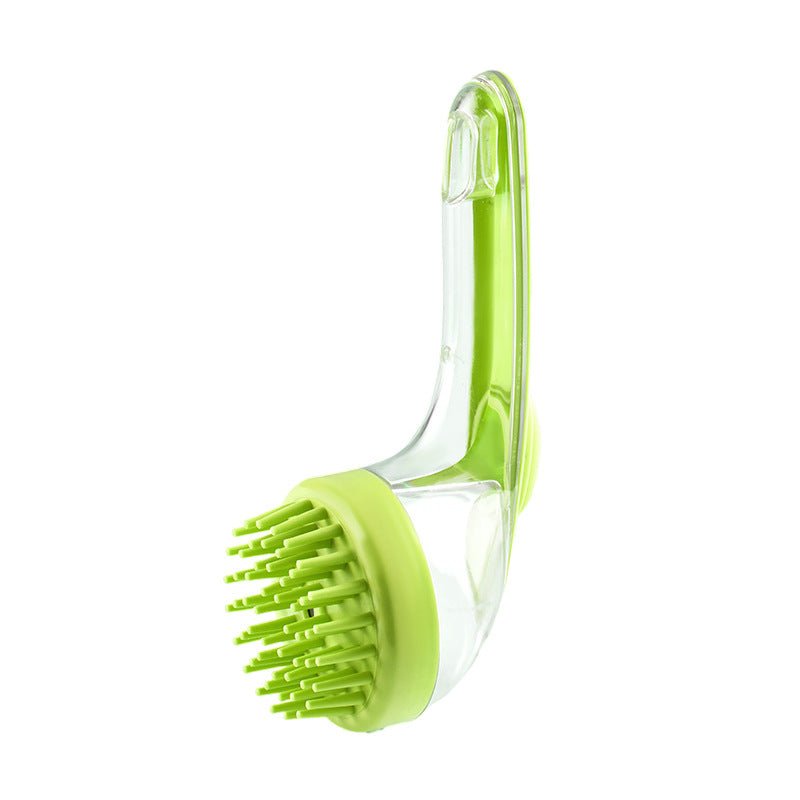 Long-Handle Pet Bath Brush - PicklyCartac92241aa2d5e58a04da40813bcec693Shampoo Brush Green