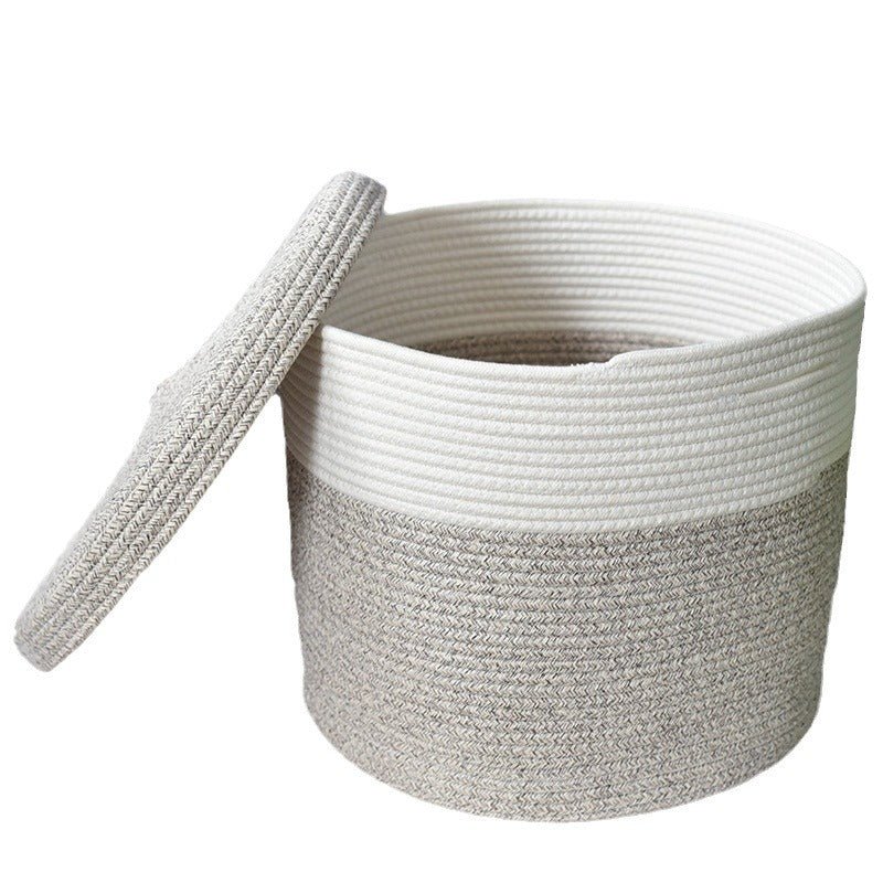 Foldable Woven Laundry & Clothes Storage Basket - PicklyCart739e43355ab036f2a1cc6985597cf68dCreamy white 405x 355mm