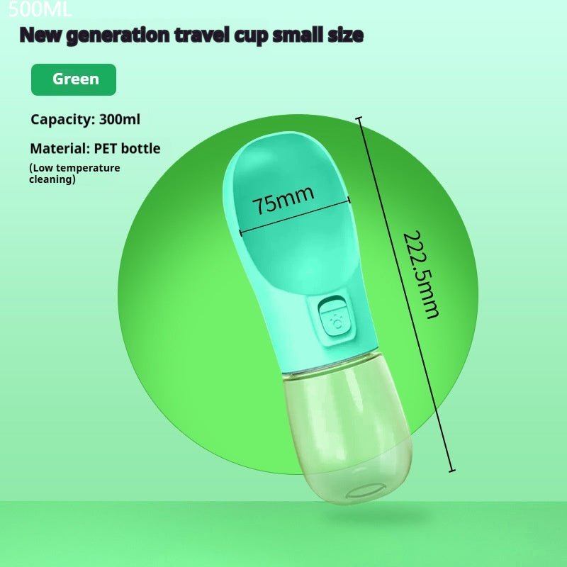 Portable Dog Water Bottle & Feeder Bowl - PicklyCart3e545d3dcea53543de0e485c4e2370ffGreen 550ml