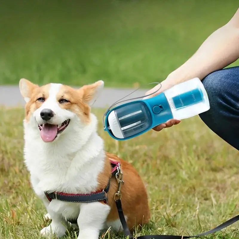 3 - in - 1 Portable Pet Travel Bottle 🐾 - PicklyCart3 - in - 1 Portable Pet Travel Bottle 🐾300ml Garbage Bag