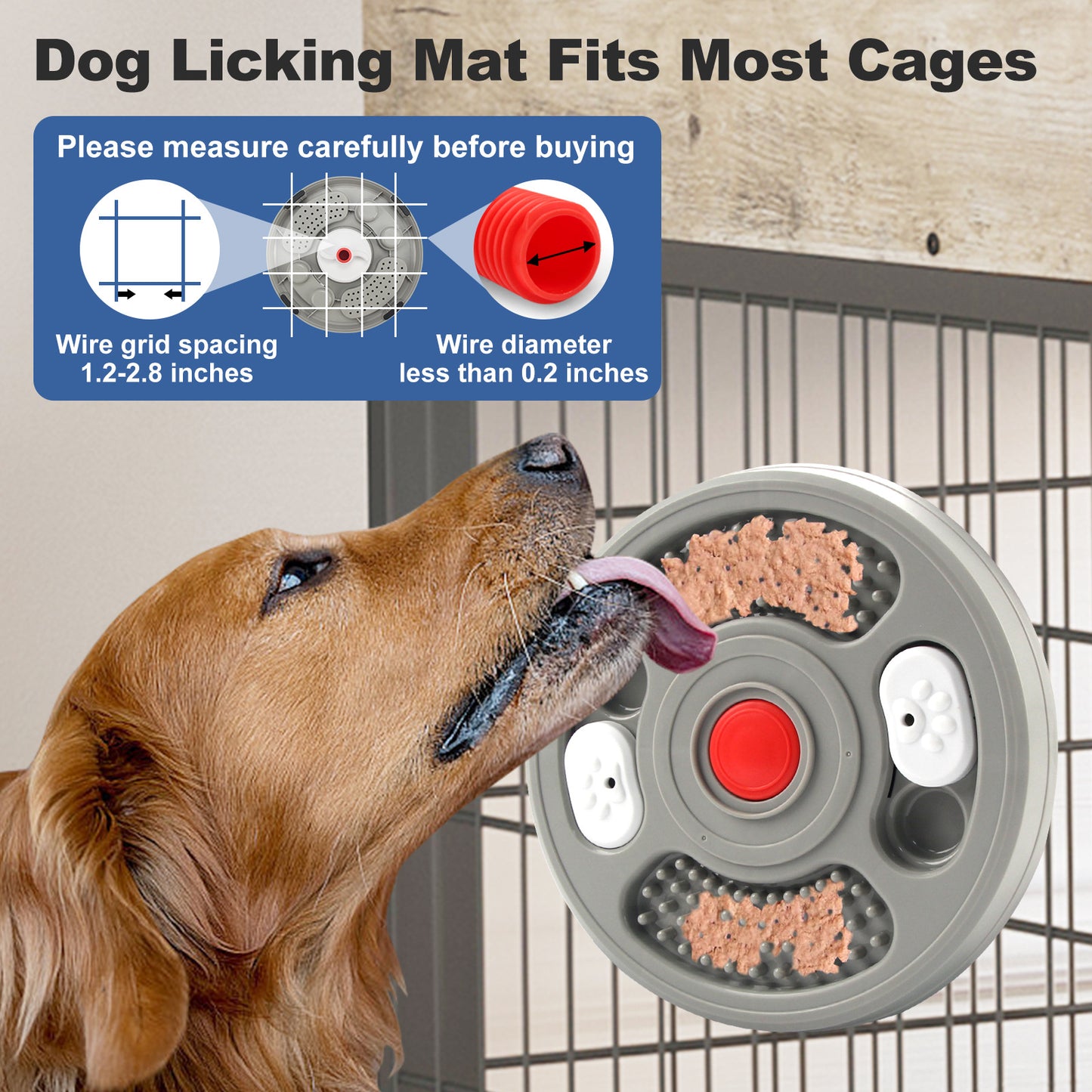 2-in-1 Slow Feeder & Lick Mat - PicklyCart3a1c0a592fa7834115e032900c5ce61fGray