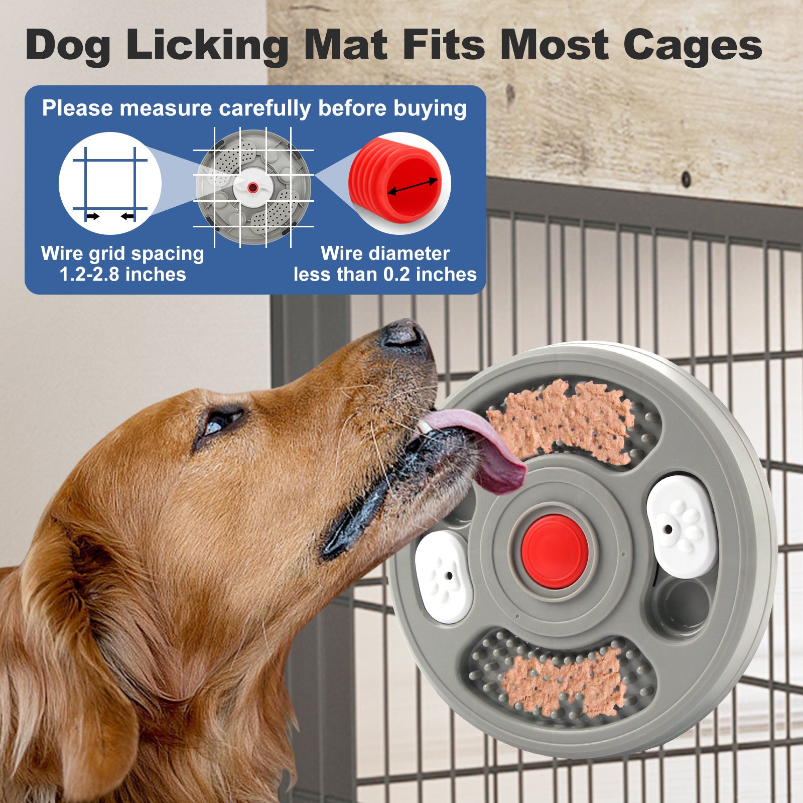 2-in-1 Slow Feeder & Lick Mat - PicklyCart3a1c0a592fa7834115e032900c5ce61fGray