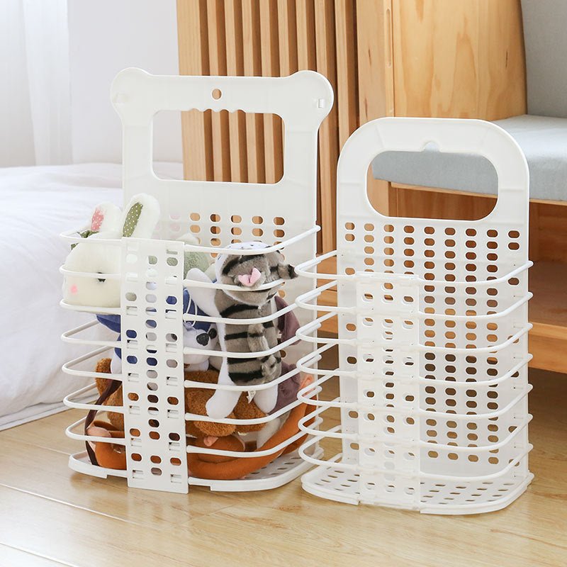 Foldable Laundry & Toy Storage Basket with Handles - PicklyCartf8e654a4b43ae37ee2994e602406c8c1Grey