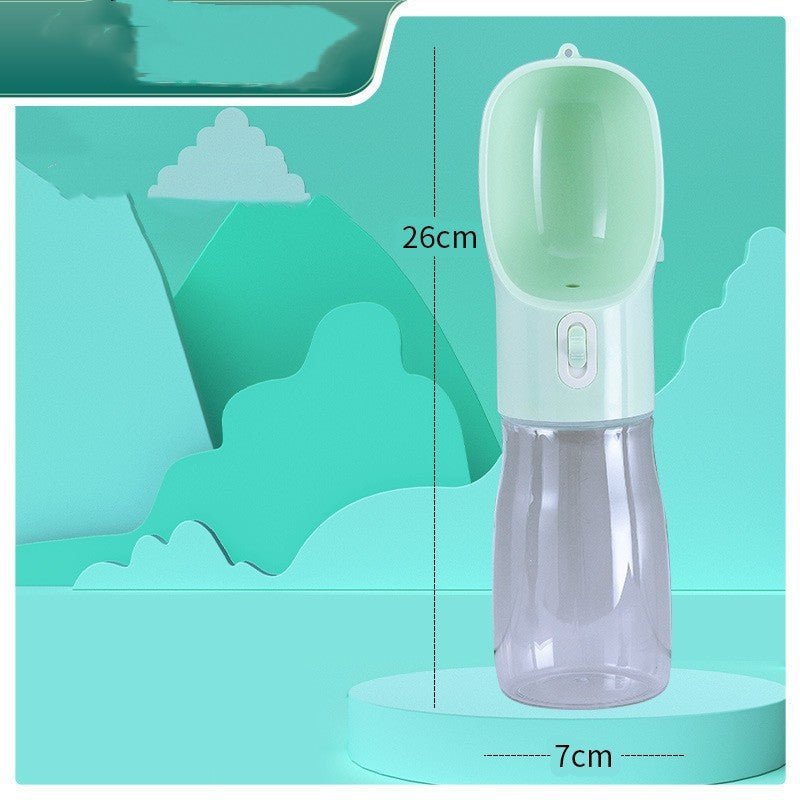 Portable Dog Water Bottle & Feeder Bowl - PicklyCartcd55786cfdb078af3c57b1512768f928Blue Water bottle 400ml