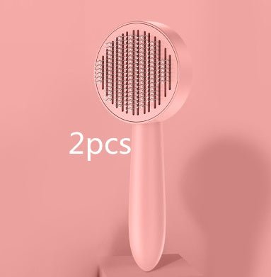 Pet Hair Removal Comb - PicklyCart871499b066d8c0a0e309cc70e8e7f85ePink