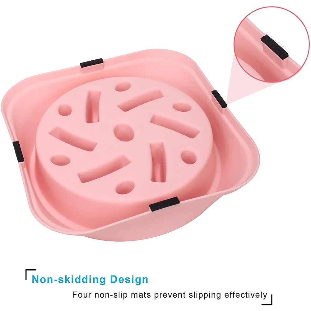 Non-Slip Puzzle Slow Feeder Bowl - PicklyCartNon-Slip Puzzle Slow Feeder BowlYellow