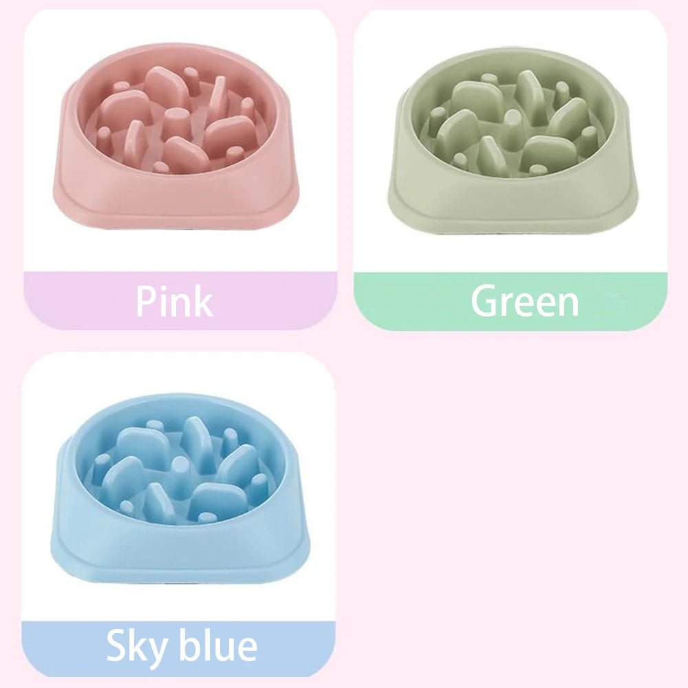 Non-Slip Puzzle Slow Feeder Bowl - PicklyCartNon-Slip Puzzle Slow Feeder BowlYellow