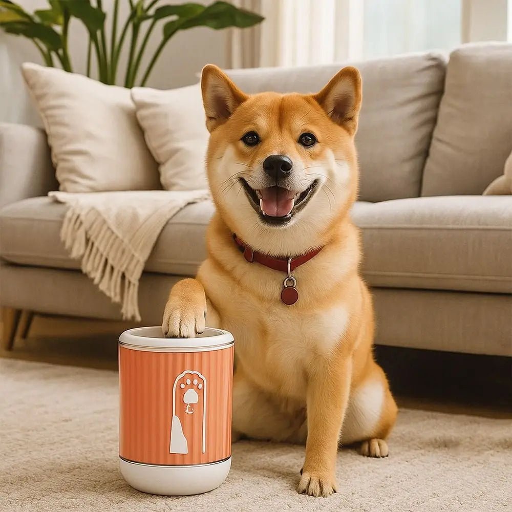 Portable Automatic Dog & Cat Paw Cleaner Cup - PicklyCartPortable Automatic Dog & Cat Paw Cleaner CupBlue A