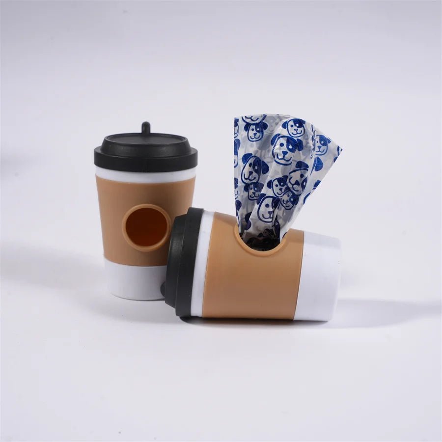 Coffee Cup Pet Waste Bag Dispenser, Portable Outdoor Dog Walking Poop Bag Holder - PicklyCartCoffee Cup Pet Waste Bag Dispenser, Portable Outdoor Dog Walking Poop Bag Holdercup