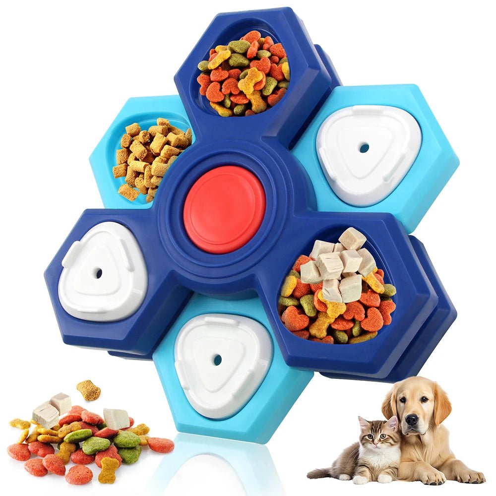 4-Layer Rotating Dog Puzzle - PicklyCart4-Layer Rotating Dog PuzzleThree floors
