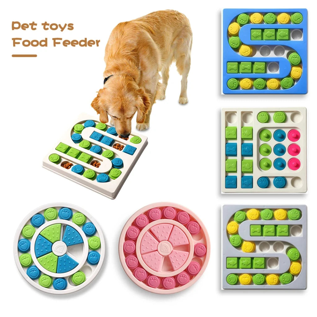 Interactive Dog Puzzle Feeder