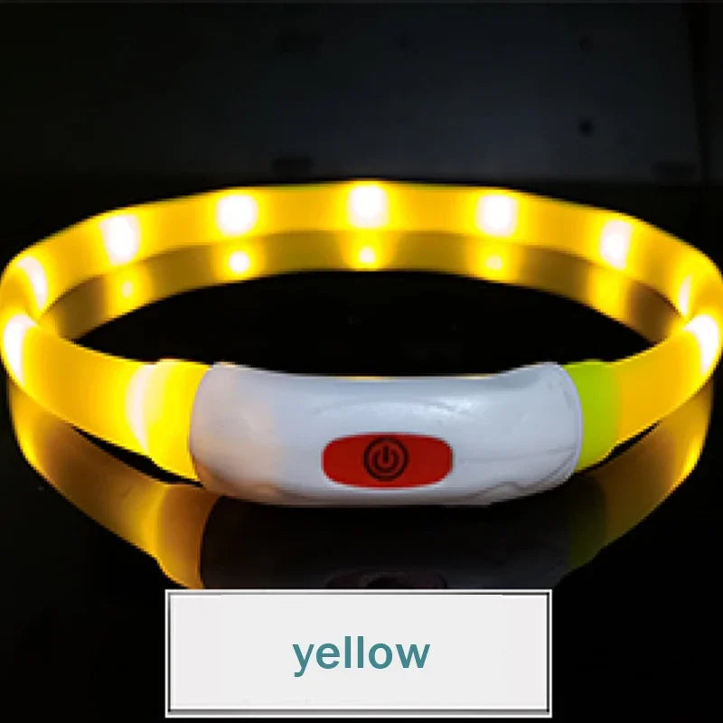 USB Rechargeable LED Dog Collar