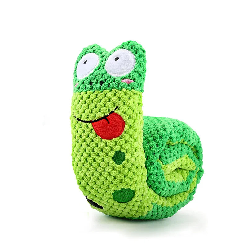 Squeaky Snail Puzzle Dog Toy
