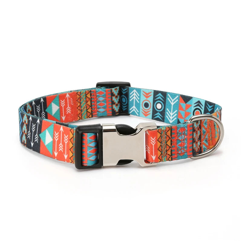 Forest Pattern Dog Collar