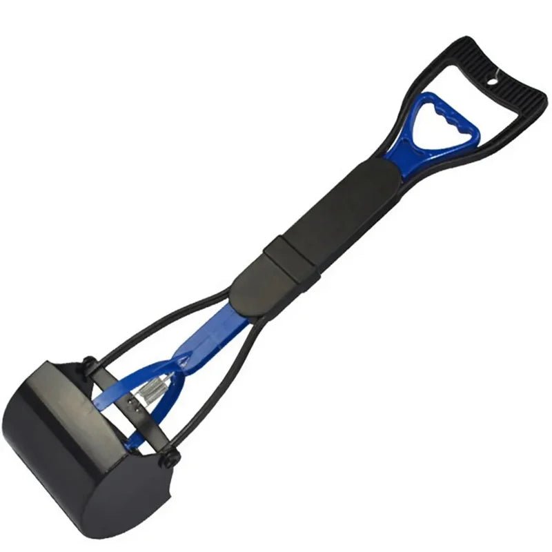 Foldable Long-Handle Dog Pooper Scooper - PicklyCartFoldable Long-Handle Dog Pooper ScooperBlue