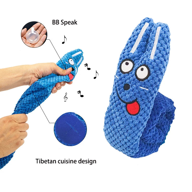 Squeaky Snail Puzzle Dog Toy