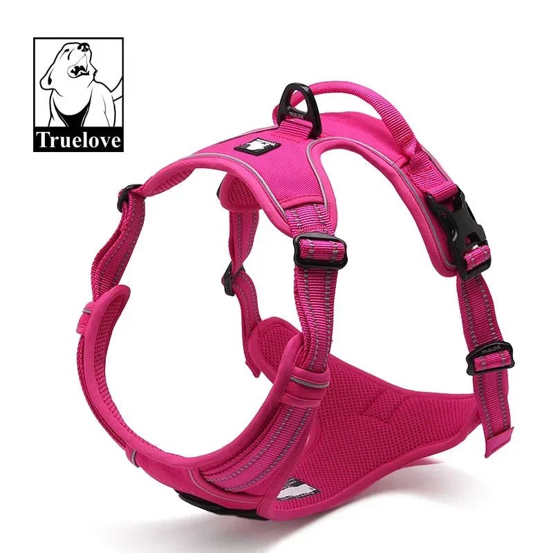 Reflective No-Pull Dog Harness - PicklyCartReflective No-Pull Dog Harnessfuchsia