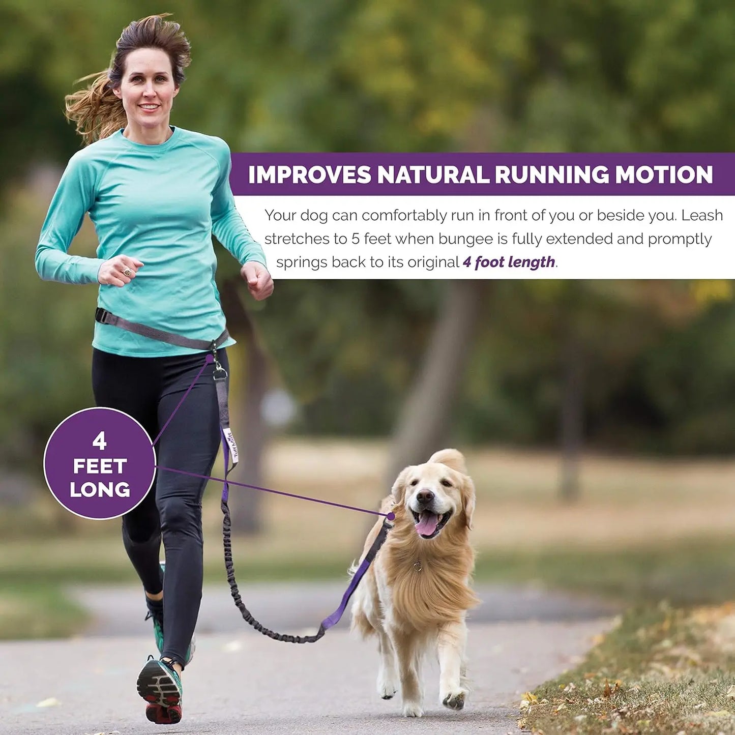 Adjustable Retractable Dog Leash Multi - functional Sports Traction Rope Hands - free Running Reflective Bungee Design - PicklyCartAdjustable Retractable Dog Leash Multi - functional Sports Traction Rope Hands - free Running Reflective Bungee Designorange