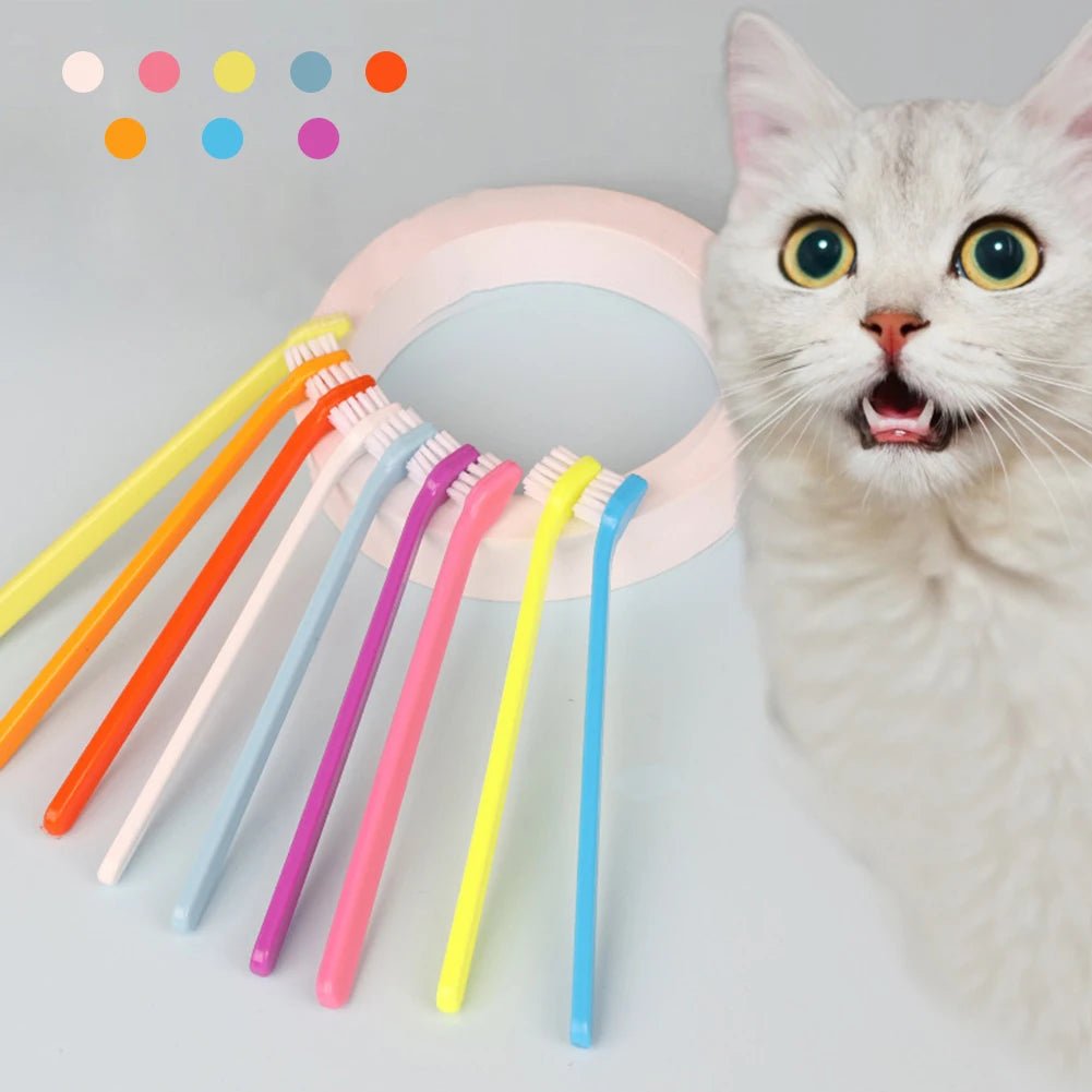 Pet Tooth & Tongue Cleaning Brush - PicklyCartPet Tooth & Tongue Cleaning BrushPink