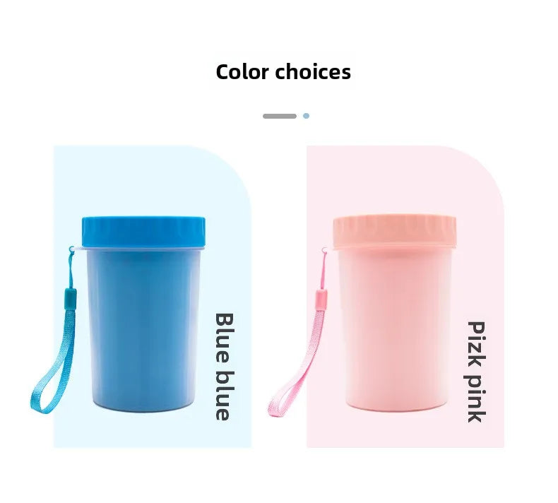Rotating Deep-Clean Dog & Cat Paw Washer Cup