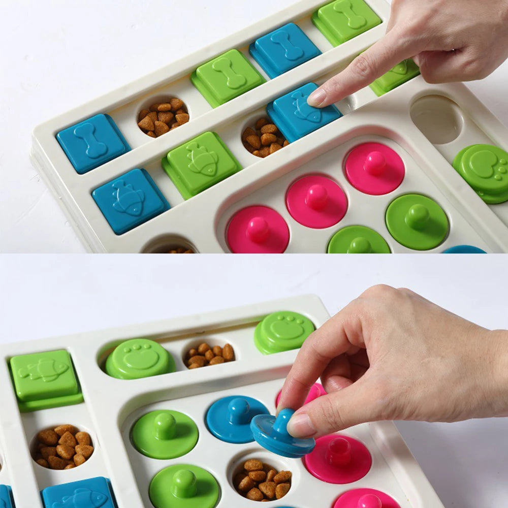 Interactive Dog Puzzle Feeder