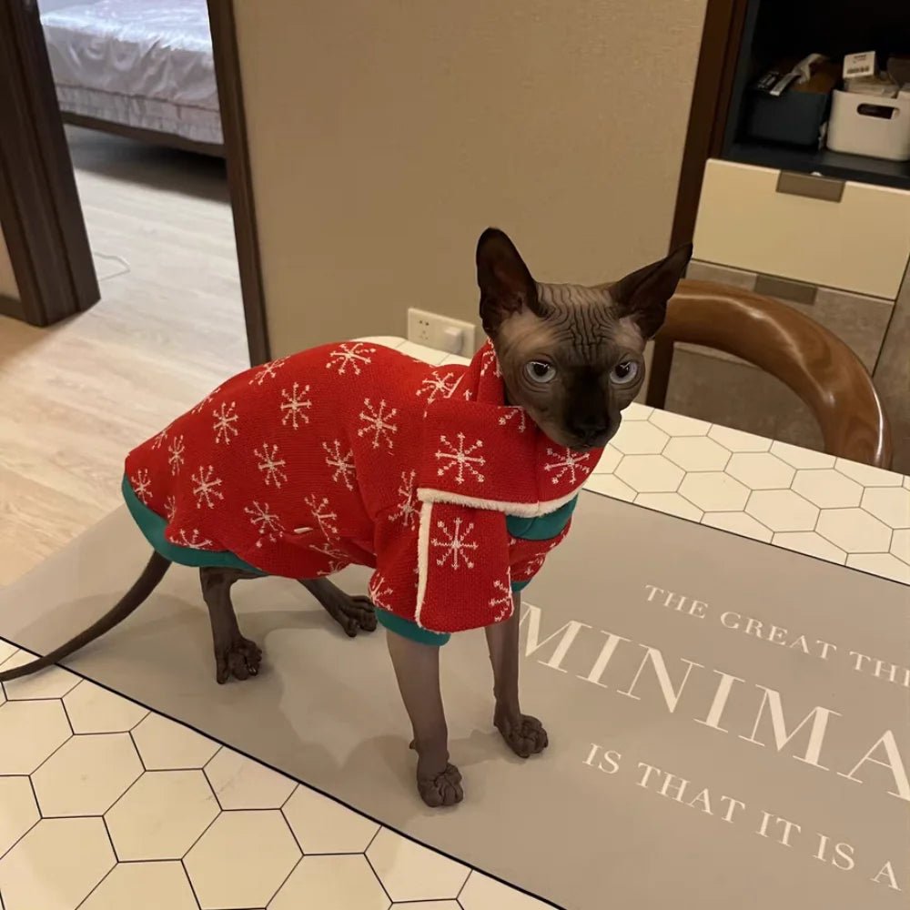 Hairless Cat Fleece Sweater - PicklyCartHairless Cat Fleece Sweateronly 1pc hat