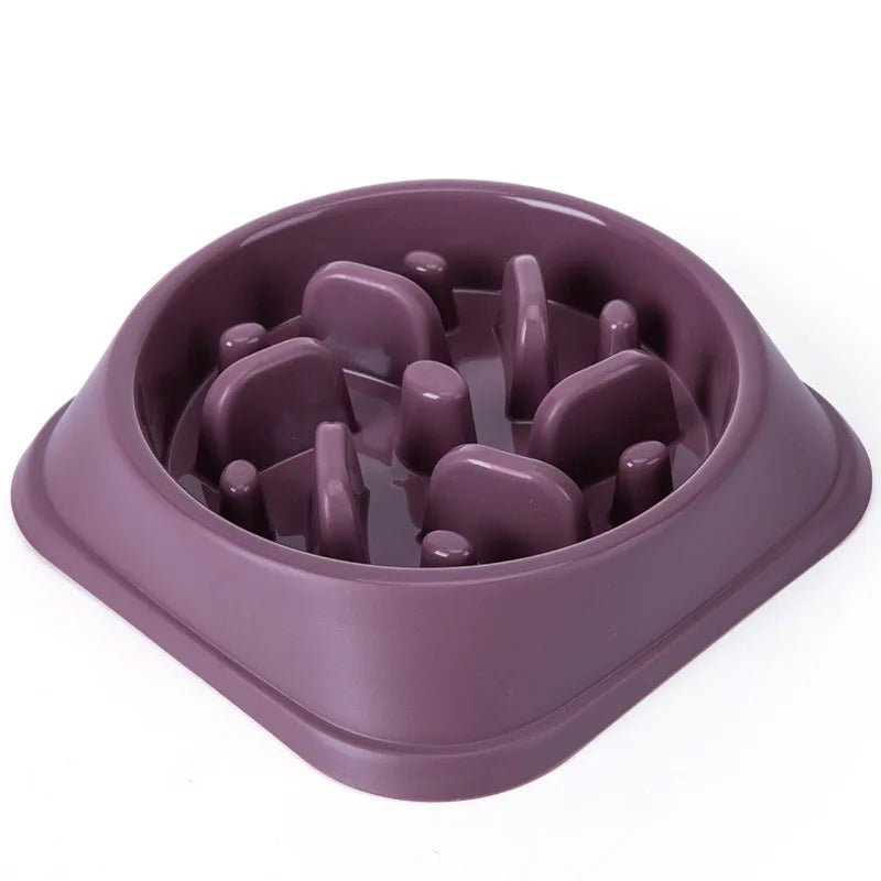 Non-Slip Puzzle Slow Feeder Bowl - PicklyCartNon-Slip Puzzle Slow Feeder BowlPurple
