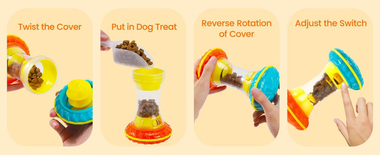 Interactive Dog Treat Puzzle - PicklyCartInteractive Dog Treat PuzzleWHITE