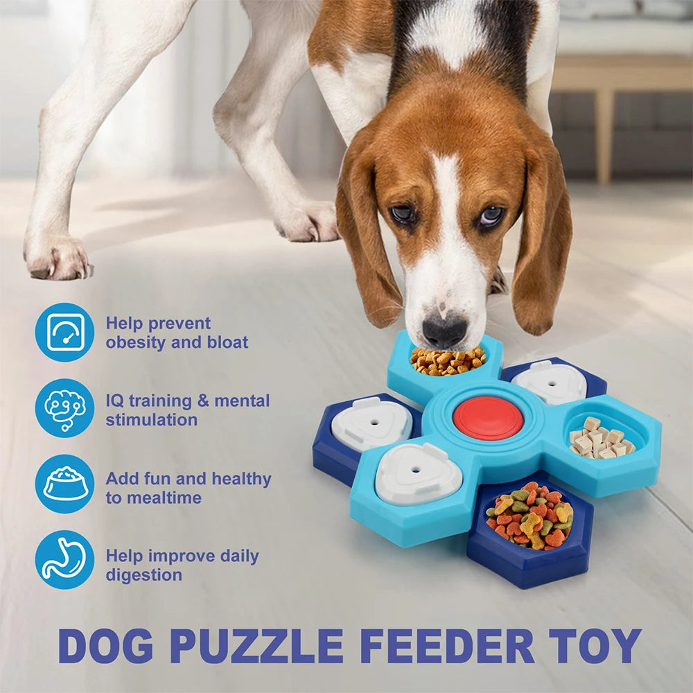 4-Layer Rotating Dog Puzzle