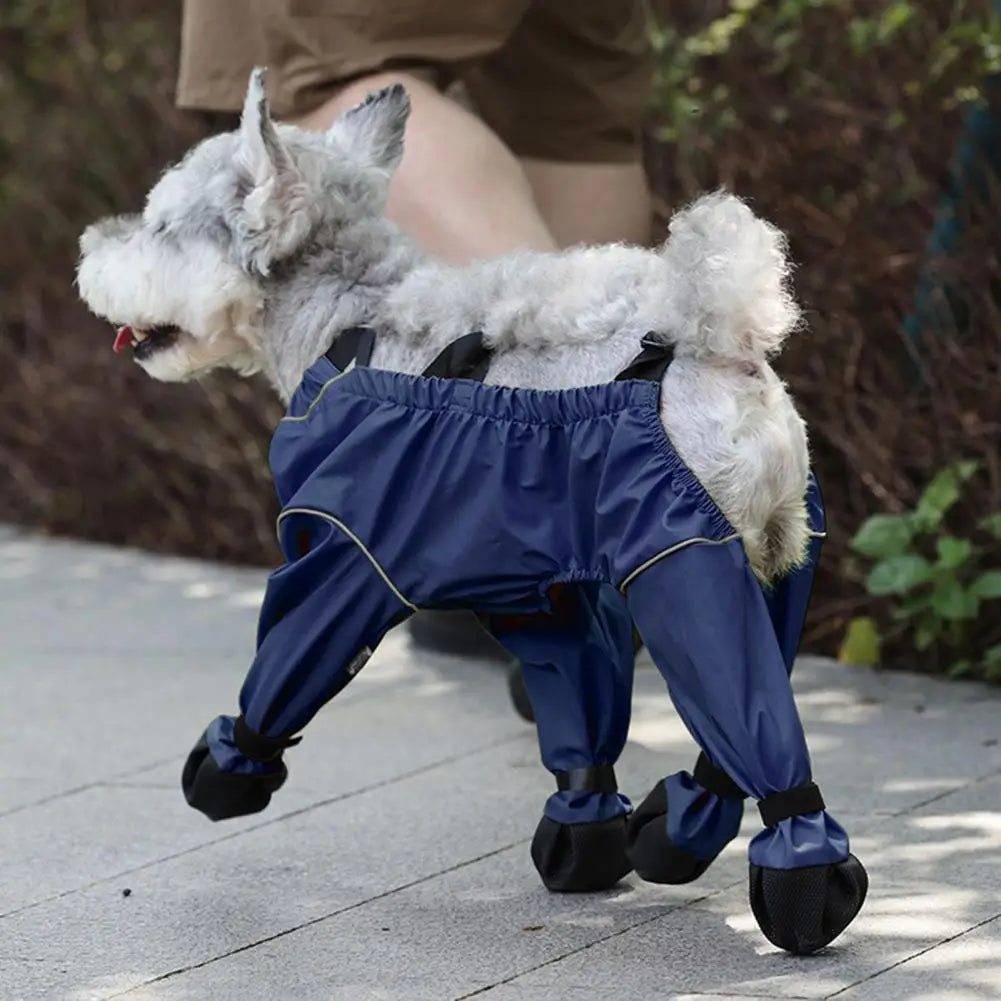 Waterproof Anti-Slip Dog Suspender Boots & Leg Protectors