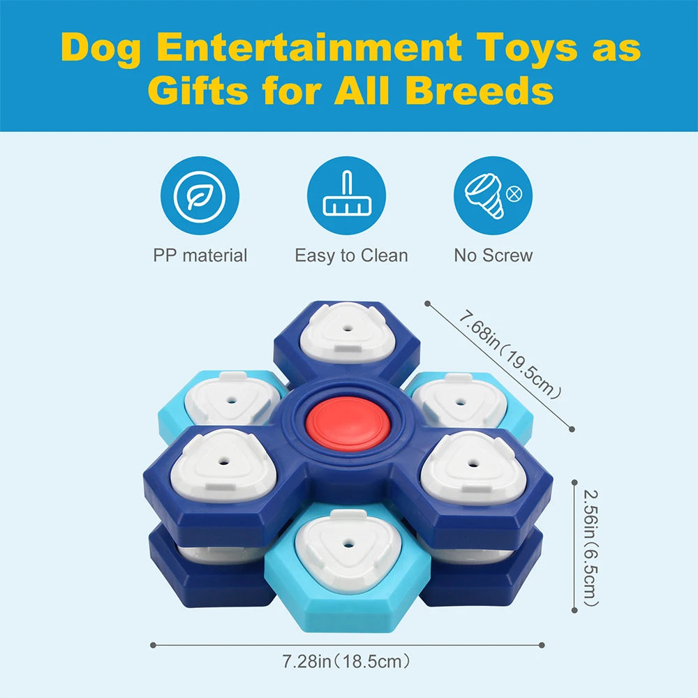 4-Layer Rotating Dog Puzzle