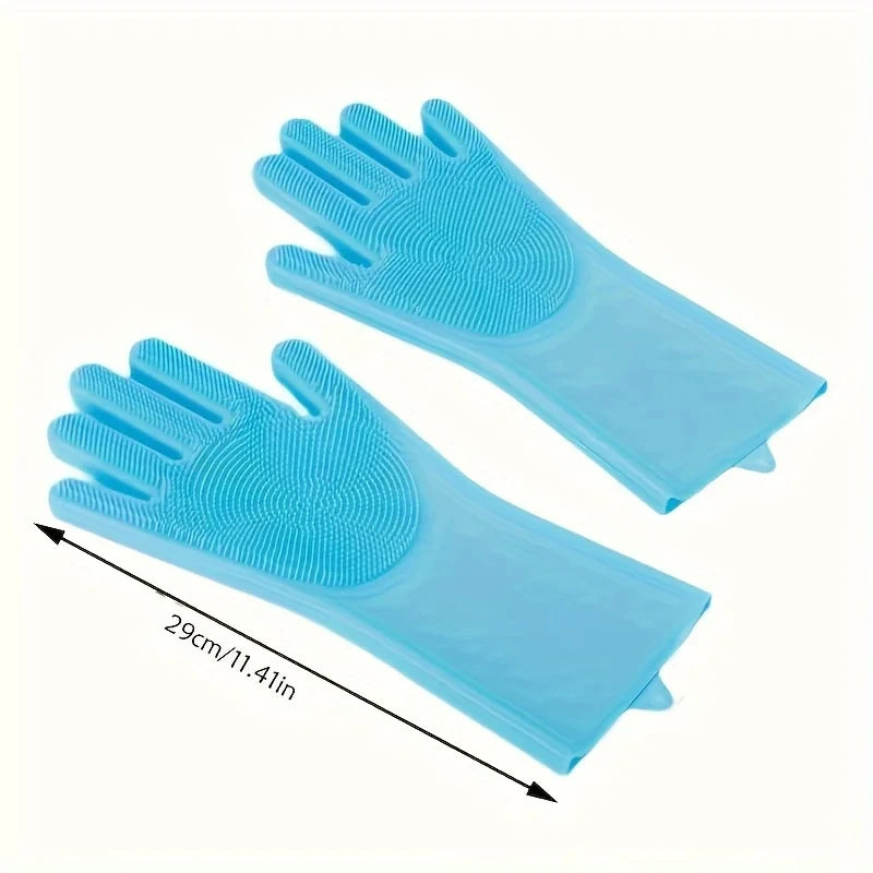 Silicone Pet Grooming, Bathing & Hair Removal Glove