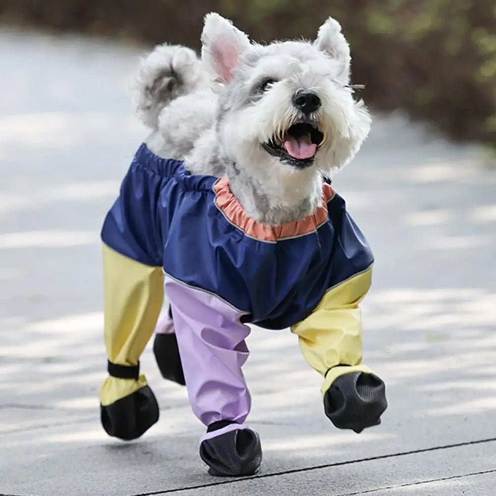 Waterproof Dog Suspender Boots - PicklyCartWaterproof Dog Suspender BootsDark Blue