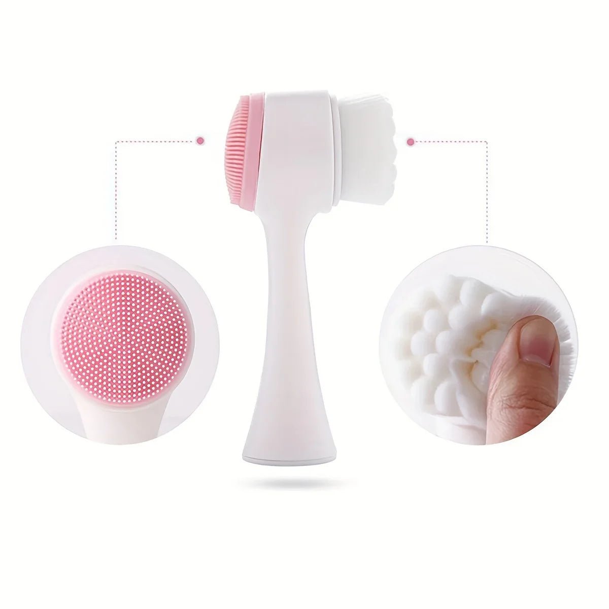 Silicone Paw Cleaner & Massage Brush - PicklyCartSilicone Paw Cleaner & Massage BrushA pink