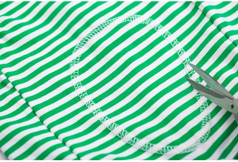 Striped Dog Recovery Suit