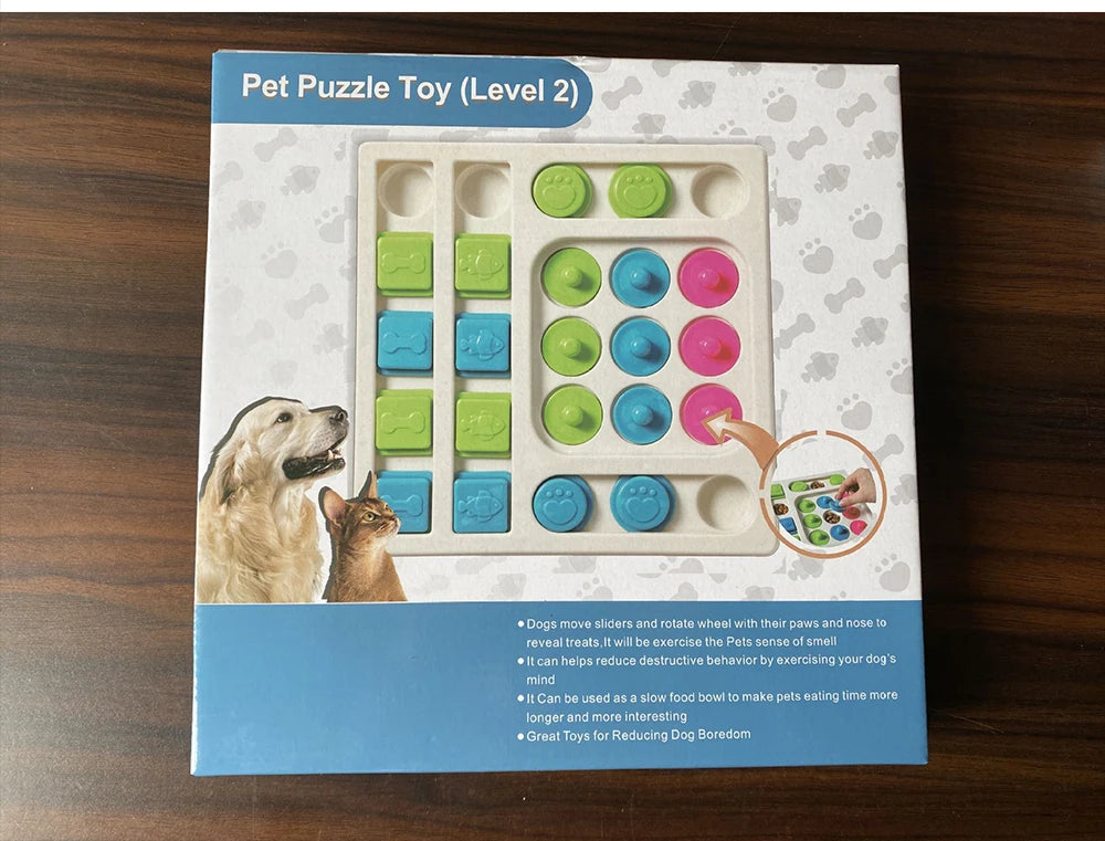 Interactive Dog Puzzle Feeder