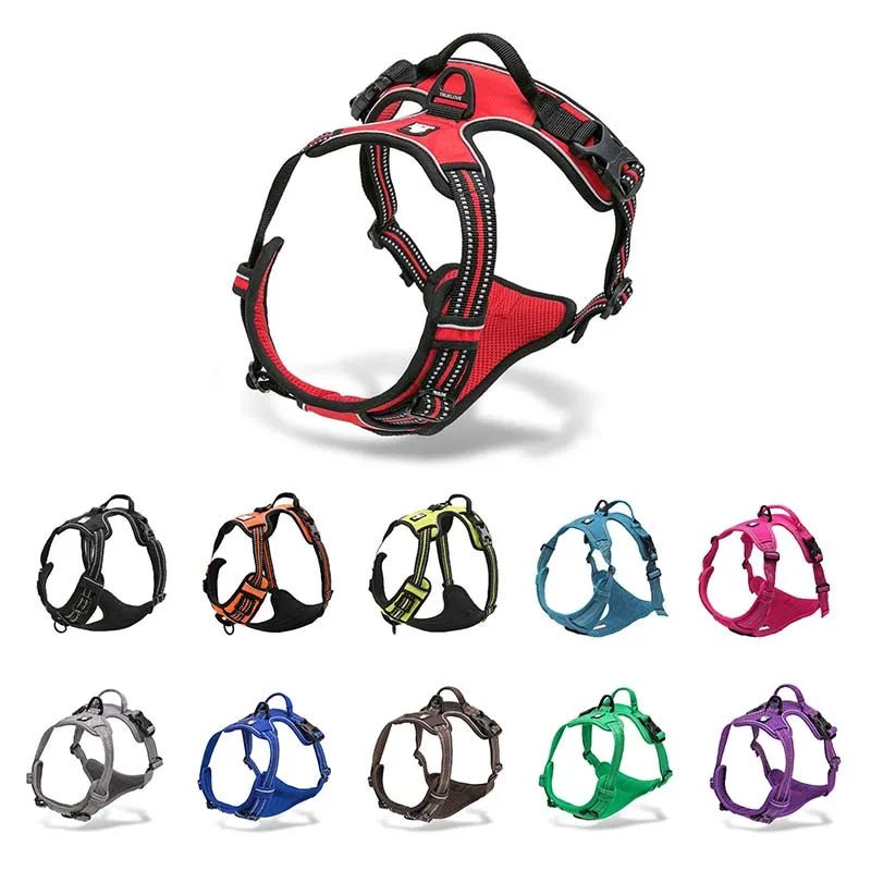 Reflective No-Pull Dog Harness - PicklyCartReflective No-Pull Dog Harnessblack